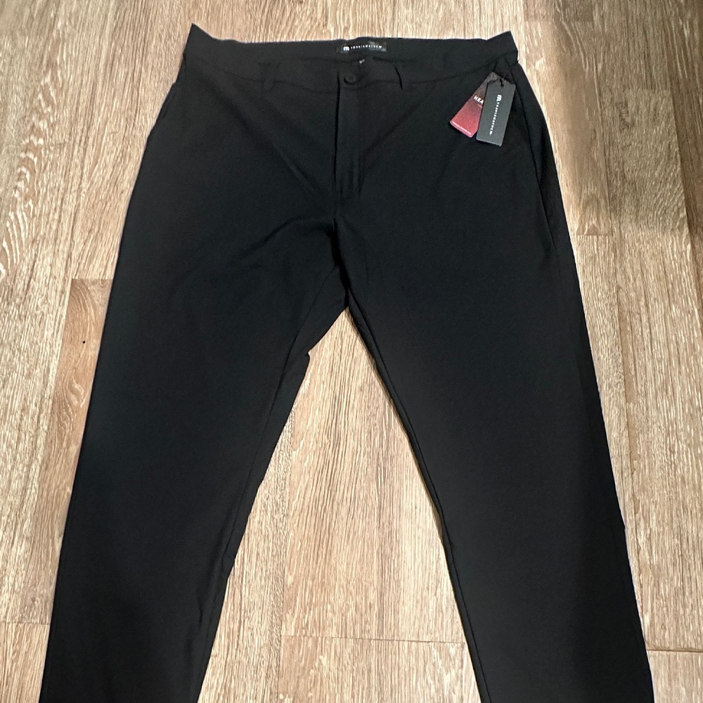 TRAVIS MATHEW Men's Open to Close Jogger Size 36 Black Poly Spandex - NWT